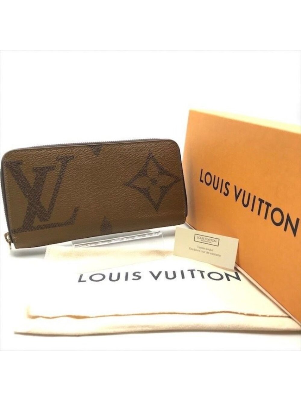 Louis Vuitton Monogram Giant Reverse Zippy Wallet